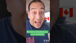 Gringo canadense fala sobre whatsapp no Canadá #brasil #food #instafood #foodhumor #funny #foodie