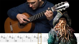 Davy Jones Theme - Pirates of the Caribbean Guitar Tab