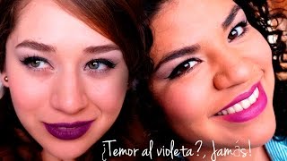 ¿Temor al violeta?, Jamàs! | Tutorial por Adriana Rodriguez