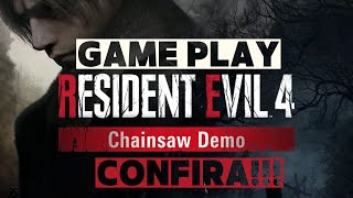 Resident Evil 4 Chainsaw Demo  DUBLADO PT/BR PC Playthrough