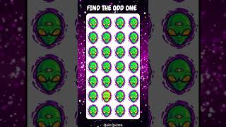 Find the Odd Alien Out | #kuizquizzo #oddoneout #emojichallenge #quiz #quizchallenge