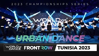 URBAN DANCE | 1st Place Team Division |  FrontRow | World of Dance Tunisia | #WODTN23