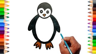 Cute Penguin🐧 drawing || Drawing for kids || @Cutedrawings01