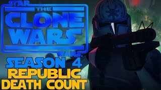 Star Wars The Clone Wars Season 4 Republic Death Count