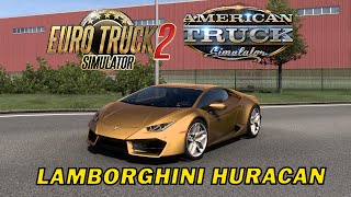 Lamborghini Huracan LP580-2 2017 v1.5 для ETS 2 и ATS (1.45х - 1.46.x) Обзор мода