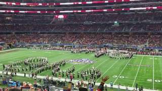 Ohio State Marching Band Script Ohio at Cotton Bowl vs USC on 12/29/17