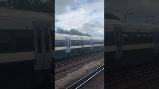 Class 465 156 and 465 174 passing Paddock wood station