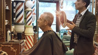 Sounds of a Barber Shop: Scissor Cut for a long time customer by Arthur Rubinoff