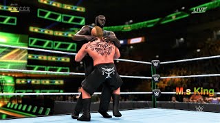 WWE 2k20 Omos VS Brock Lesnar Single (Match) Money inthe Bank in Hindi Commentary