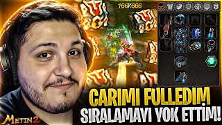 SONUNDA SIRALAMAYA GİRDİM ! 97 LEVEL BÜYÜLÜ KESKİNLİK + 60 ORT. ZEHİR KILICI💀 | Metin2 SOFİ2 #5