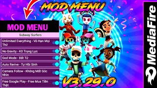 Subway Surfers Mod Menu 3.29.0 All Characters Unlocked 🔥