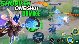 Greninja New One Shot Damage Build For Water Shuriken! 100% Brutal Damage