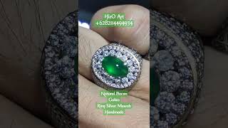 Natural Bacan Doko Gulao Ring Silver Handmade Munat +6282114494934 #hizoart #bacan #shorts #dijual