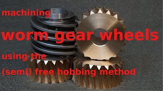 machining worm gear wheels