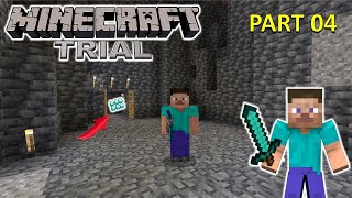 Minecraft trial survival gameplay || Part 04 || Minecraft trial kaise khelte hain || Minecraft trial