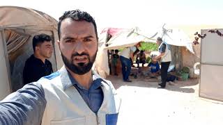 Bread Distribution Among Syrian IDPs