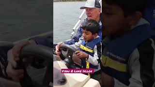 Vishu  piloting a boat  #shorts