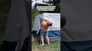 Quando seu marido desmonta as coisas de camping sozinho kkkkkkk  #campingbrasil #campista