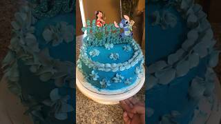 Lilo & Stitch Cake for my little cousin’s birthday! #pastrychef #cakedecorator #liloandstitch #viral