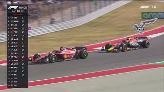 Max & Charles battle  |2022 USA GP