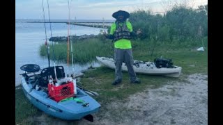 He wanted to try kayak fishing, so Grand Isle we went!