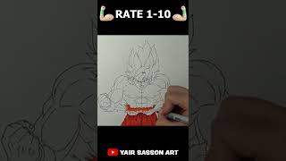 Drawing Goku doing the Kaioken!!! watch till the end💪🏼 #goku #drawing #dragonball