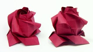 Origami ROSE - Origami easy tutorial