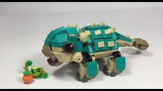 Ankylosaurus animation from LEGO® Jurassic World Chaos Theory set 76962 Baby Bumpy