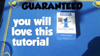 incredible Acaan style card trick tutorial/gaffed and no gaff revealed