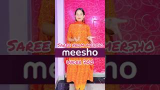 Saree from meesho|| Ready to wear saree haul | try on haul #meesho #saree #readytowearsaree