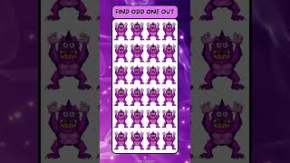 Find the odd one Monster out #monster #kuizquizzo #oddoneout #quizgames