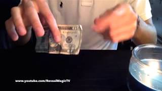 Burning Paper to Money - Money Magic - Magic Tricks REVEALED