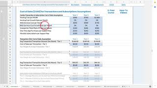 Virtual COGS (Cost of Goods Sold) Setup in Rocket Pro Forma