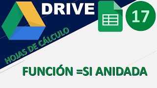 17 - DRIVE: "Hojas de cálculo de Google" - Función SI anidada