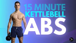 Kettlebell ABS Workout | 15 minute Follow along