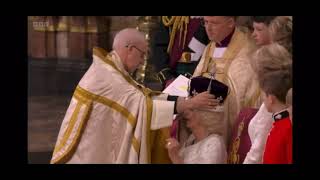 The Archbishop crowns Camilla Queen