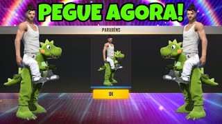 PEGANDO A NOVA SKIN MONTANDO O DINO NOVO EVENTO DESCONTO GEMADO NO FREE FIRE