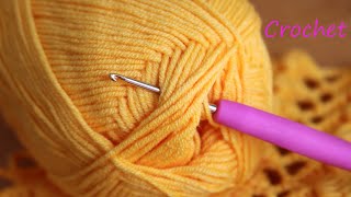 Обожаю этот УЗОР КРЮЧКОМ! Легкое ВЯЗАНИЕ КРЮЧКОМ для начинающих  EASY Pattern Crochet for beginners