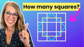 Can You Find All The Squares In This Figure?