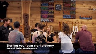 How to successfully open your own craft microbrewery (Axe and Arrow Microbrewery, Glassboro, NJ)