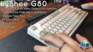 Lychee G80 | Gateron Pro Milky Yellow