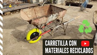 Reuso de tambor de aceite como Carretilla - Buggy reciclado