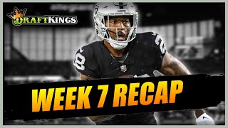 DRAFTKINGS NFL DFS Week 7 Fantasy Football Recap