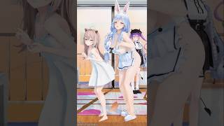 [Hololive] 사자 2 MOMS 토끼 2 DAUGHTER | PekoMama, Rurudo, Pekora, Towa [MMD]