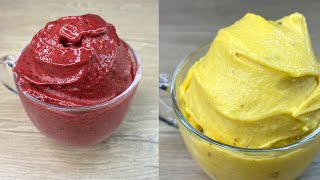 Summer ice cream recipe / healthy ice cream just with 2 ingredients