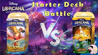 Into The Inklands Starter Deck Battle | Disney Lorcana