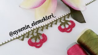 43- BU OYA ŞİMDİ ÇOK MODA 👌 Yeni Tığoyası Modelleri #aysenin_elemekleri_ #trenvideo #craft #knitting