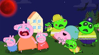 Zombie Apocalypse, Group of Zombie Appears to arrest Peppa's family🧟 | Peppa Pig Funny Animation