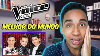 REAGINDO A MELHOR BATALHA DO MUNDO DO THE VOICE KIDS