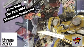 THREEZERO Booth tour New York Toy Show 2023 | Transformers | Macross | Evangelion | Stranger Things